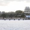 小田原城雪景色(1枚目)写真を拡大表示する