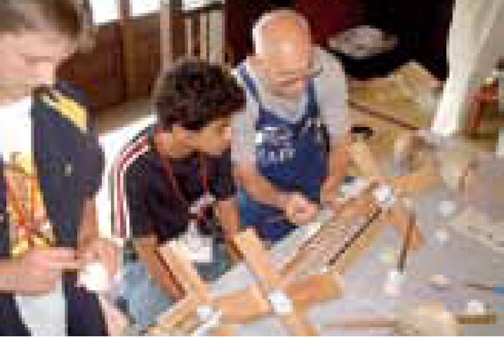 Experience making a paper lantern