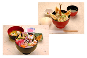 Odawara don (rice bowl with toppings)