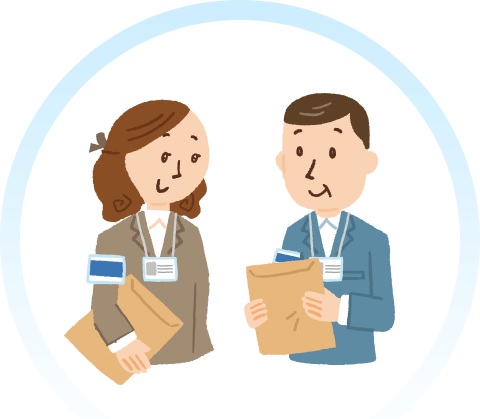 調査員のイラスト