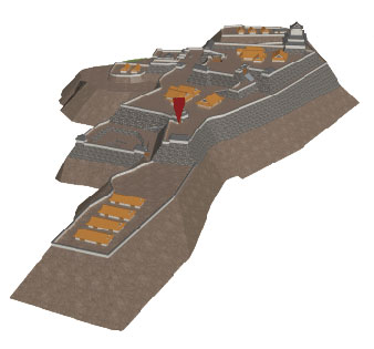石垣山城3DCGイメージ画像