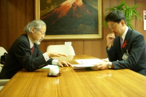 仙田先生と加藤市長