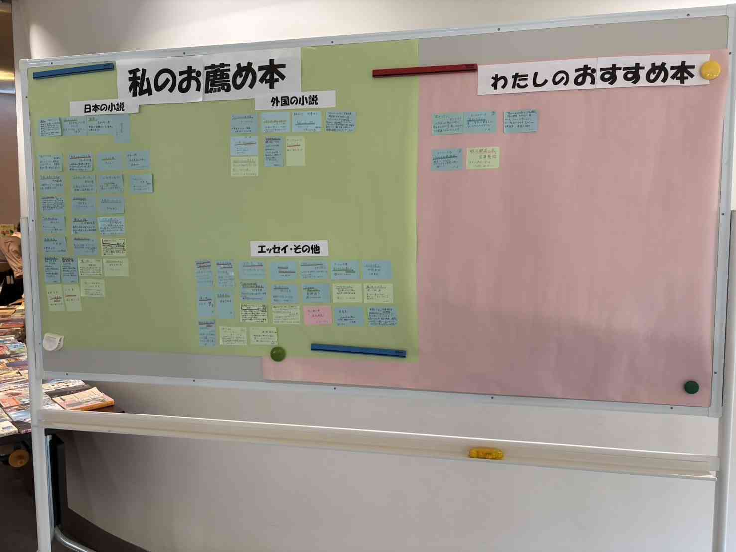 おすすめ本のボード