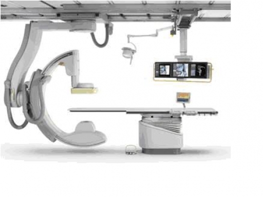 当院で使用している血管撮影装置（同型機）