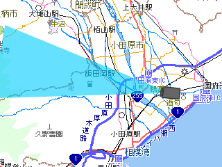 富士山(鴨宮方面から望む)