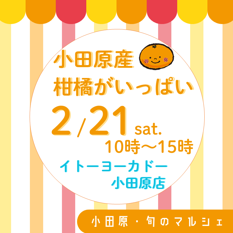 「小田原・旬のマルシェ」を開催します!