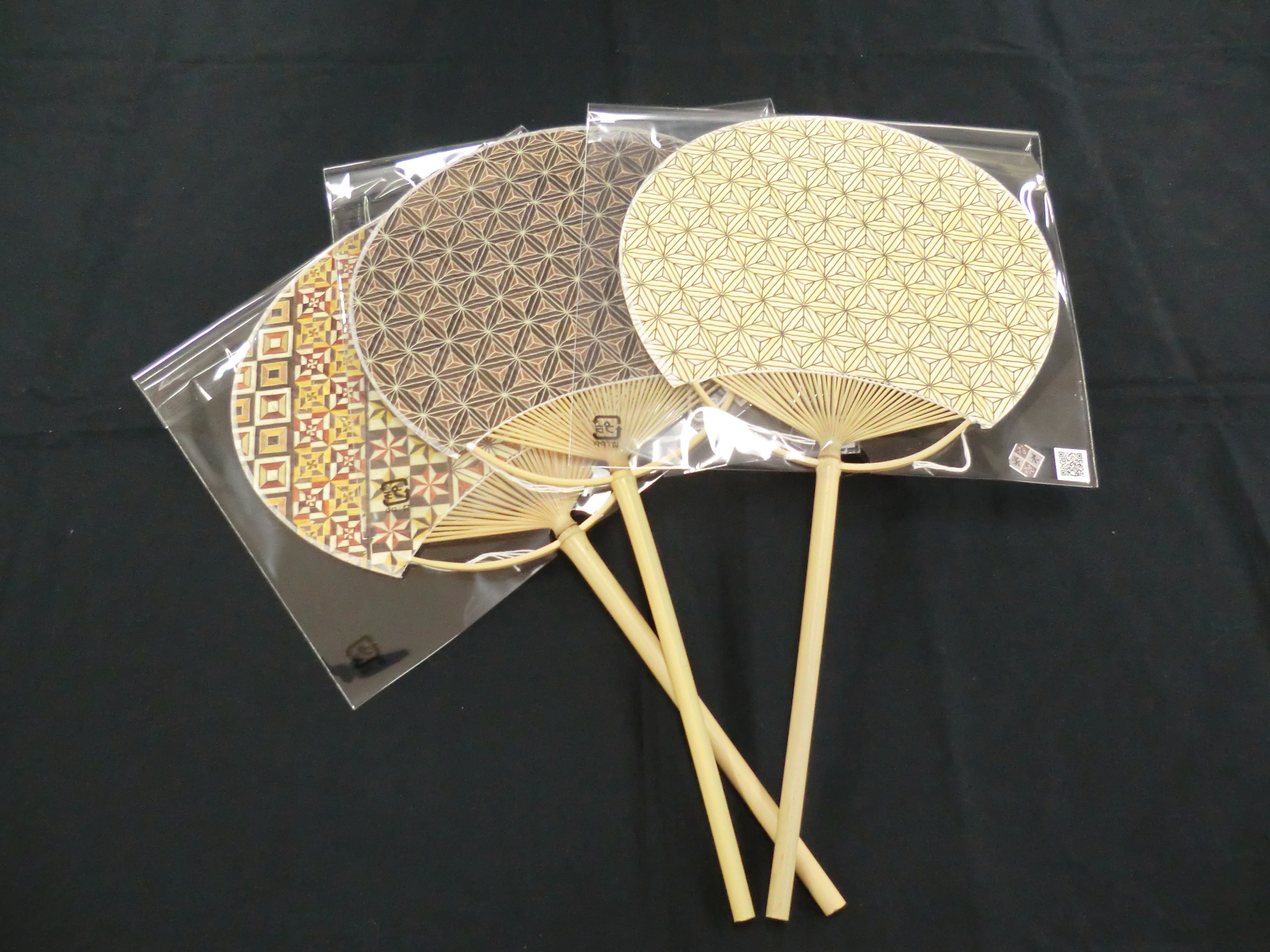 てんぱるこ 猫柄半幅帯+寄木細工菓子器セット てんぱるこ 猫柄