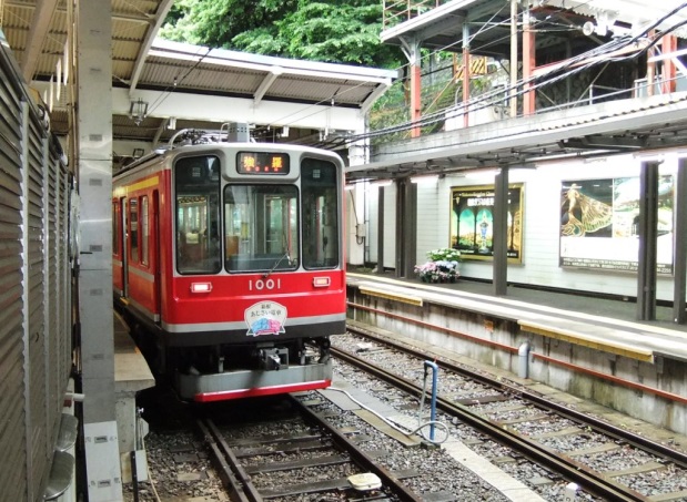 箱根登山線あじさい号