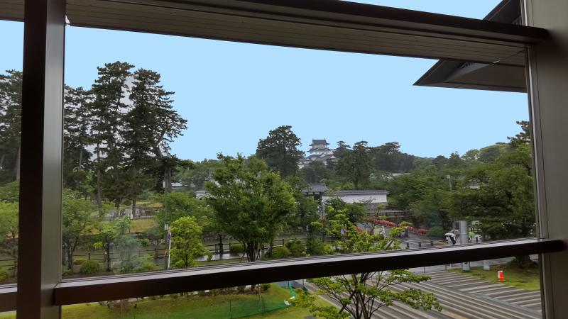 三の丸ホール２階ホワイエから
