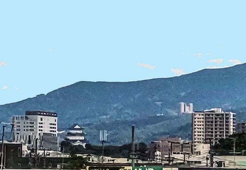 飯泉橋西から－この景色も見納めかー