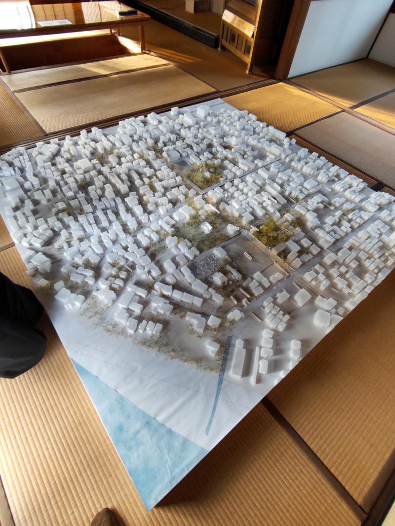 西海子地区の地域模型