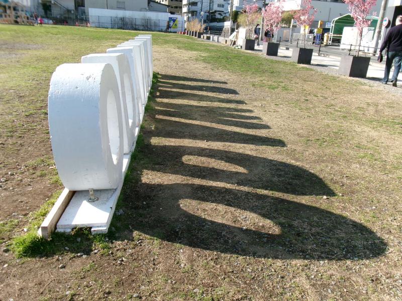旧市民会館跡地にて