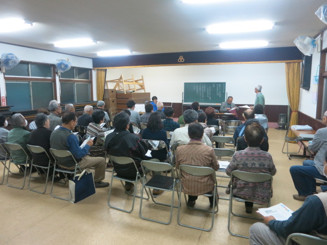 南鴨宮3区組長会議のようす