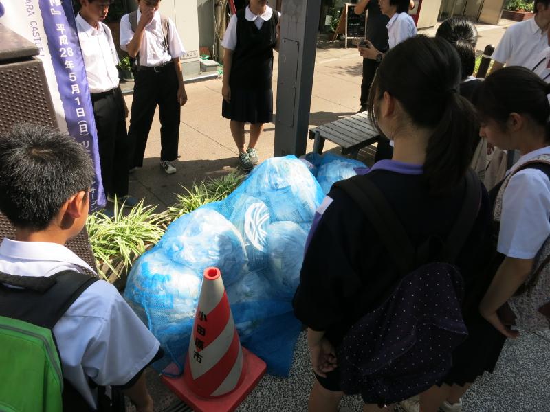 後日のごみステーション見学