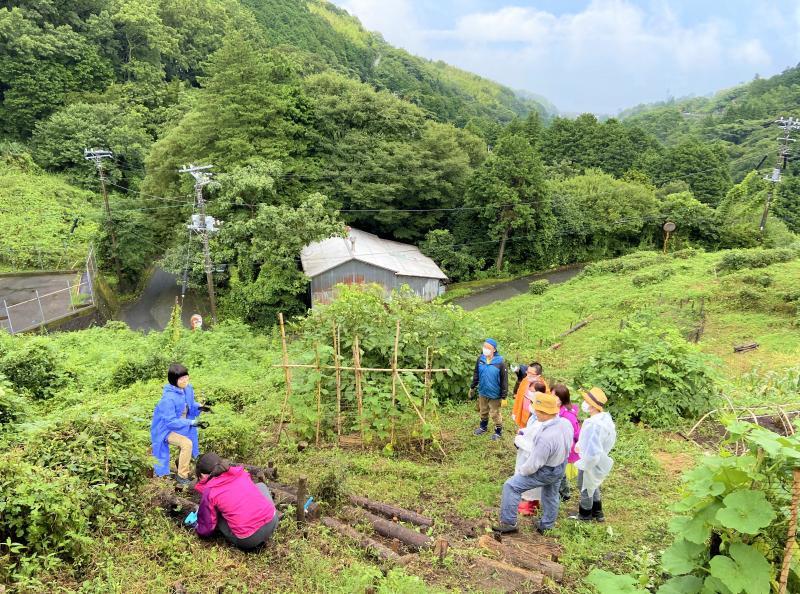 以前参加したRe農地隊の活動風景（2020年7月）