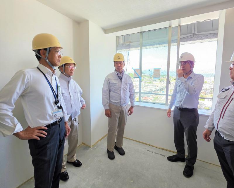 一般的な病室となる4人部屋は、広く眺望も良い