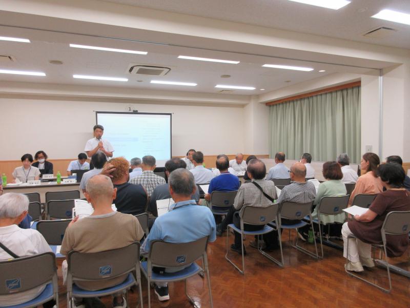 下中地区での「市民と市長との地域活動懇談会」