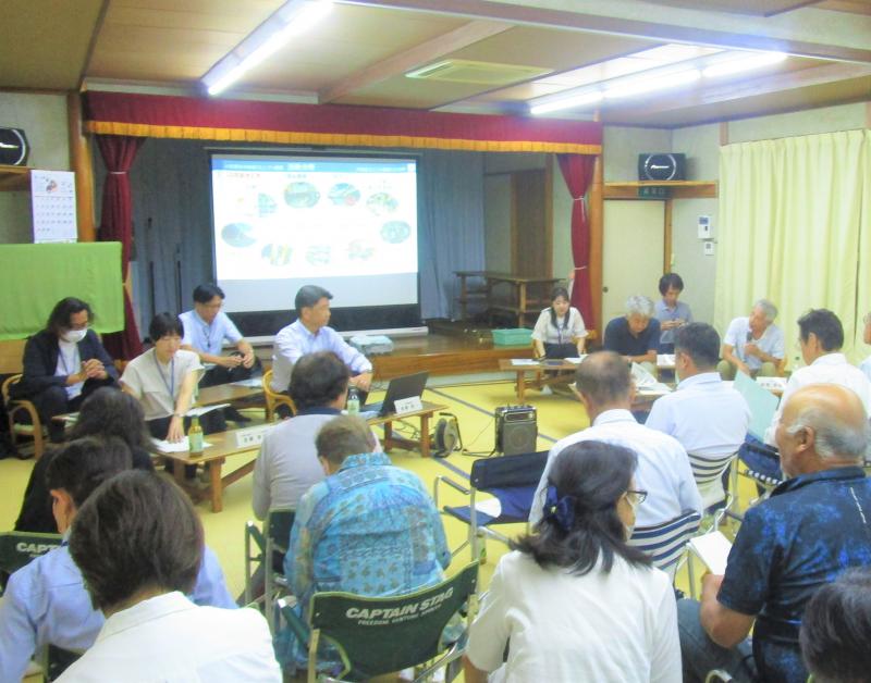 山王網一色地区にて地域活動懇談会