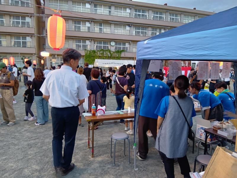 町田秋祭り　会場での交流