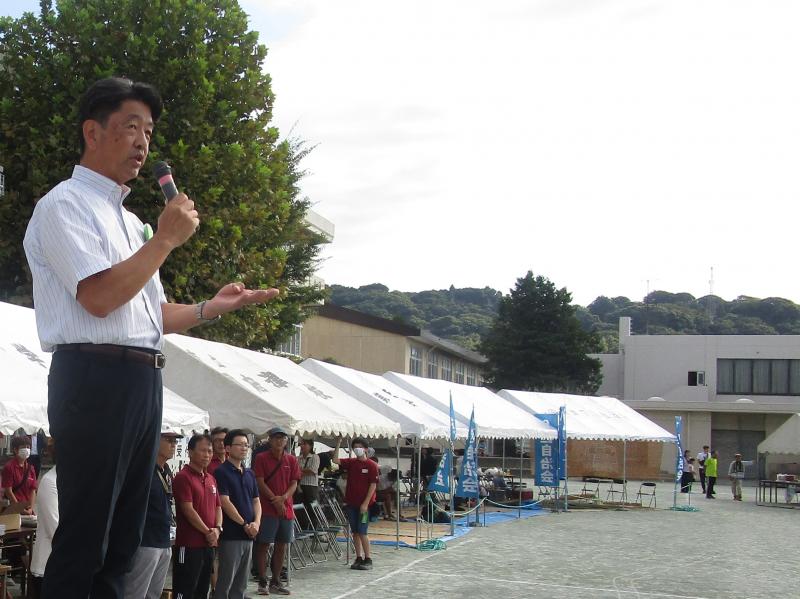 国府津地区　健民祭にて