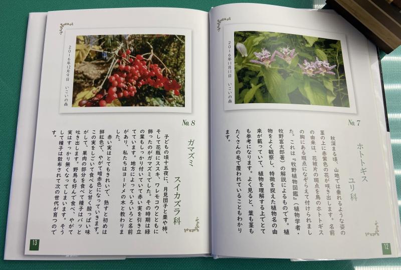 松岡輝宏さん著「植物を巡って」