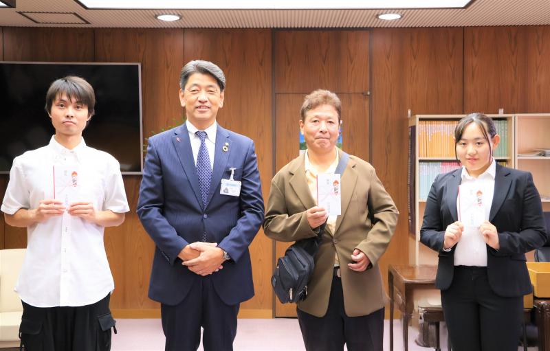 全国障害者スポーツ大会に出場する皆さんと