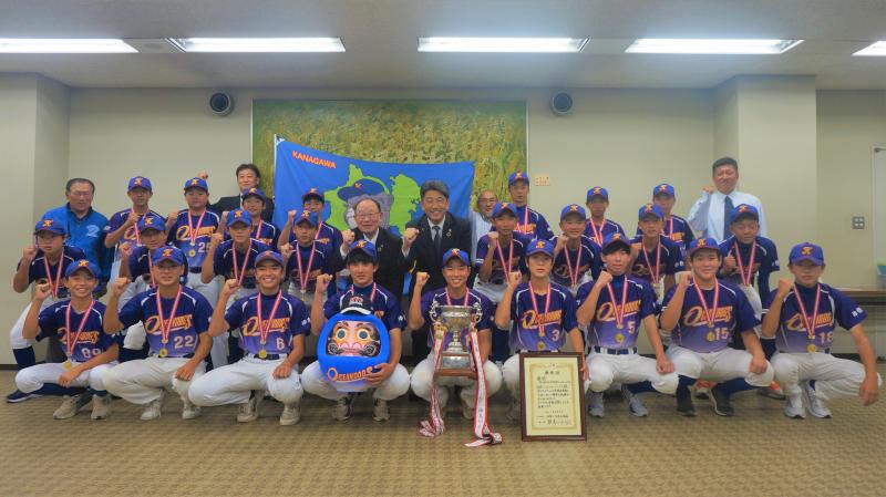 春夏連覇を成し遂げた神奈川オーシャンドッグスの皆さんと