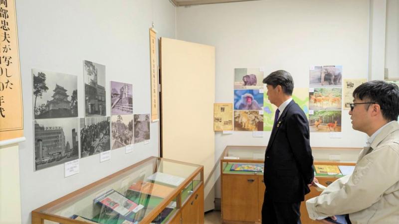郷土文化館での企画展にて