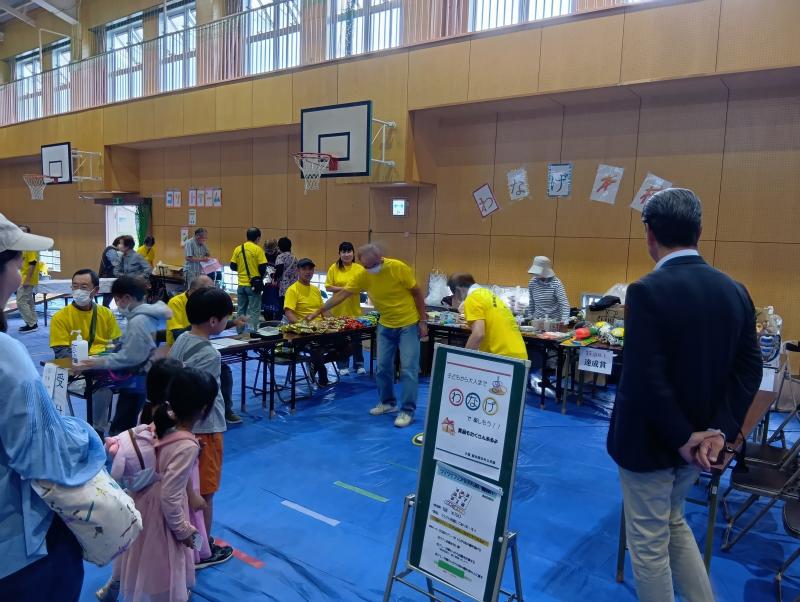 富水地区の「ワイワイフェスタ」にて