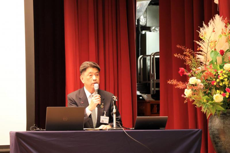 自治会長大会にて講演