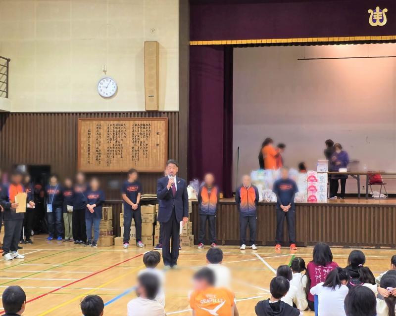 山王網一色地区の健民祭にて