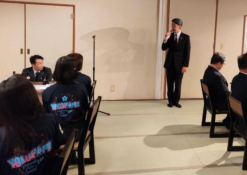 全国消防操法大会の報告会にて