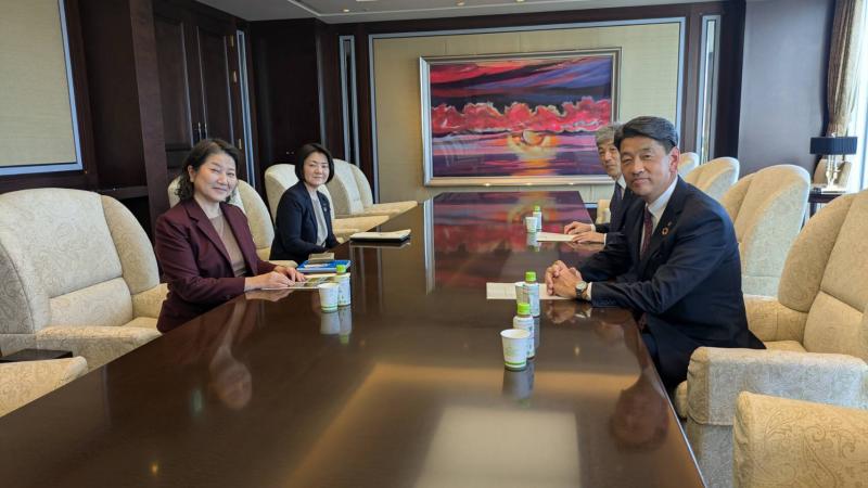 大和証券本社グループの田代副社長に、環境保全についてご相談