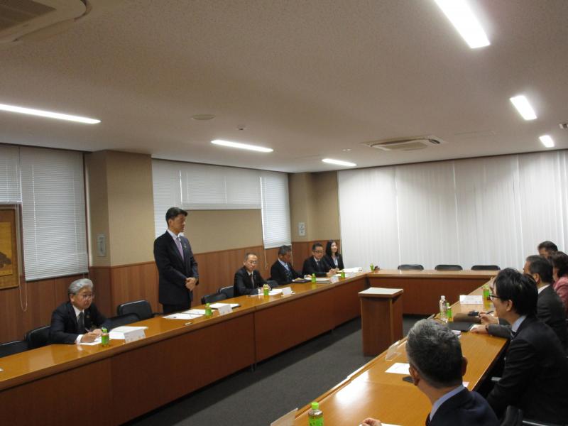 商工会議所役員の皆さんとの意見交換