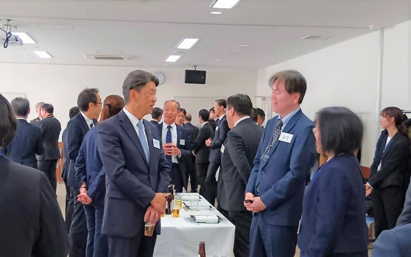 官公署等新年交賀会にて、参加された皆さんと