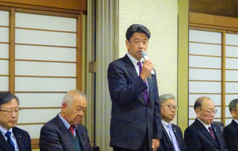 自治会総連合の皆さんと新年交賀会