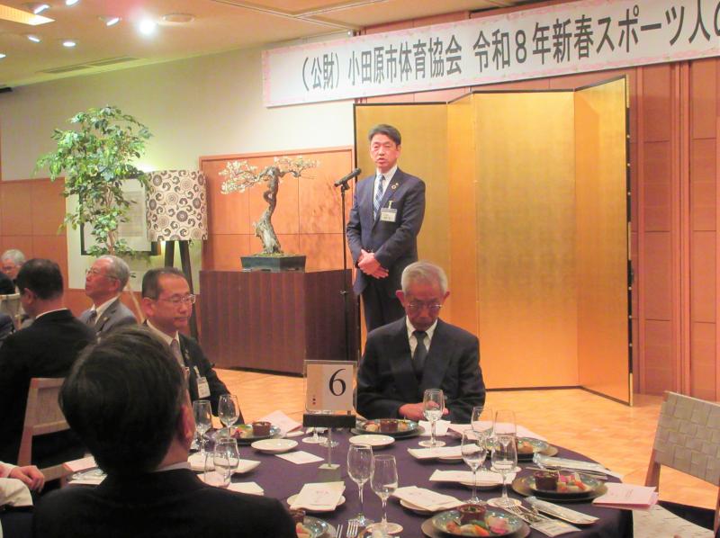 大勢のスポーツ関係者で賑わった「新春スポーツ人の集い」