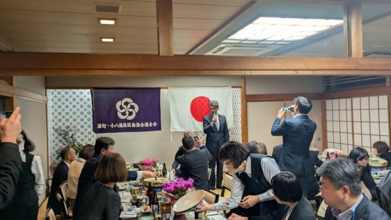 酒匂・小八幡地区の賀詞交歓会にて
