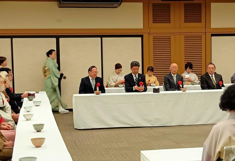 裏千家淡交会小田原支部の初茶会にて