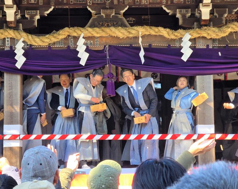 節分追儺式・松原神社にて