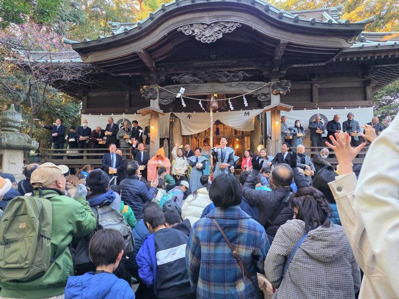 節分追儺祭・大稲荷神社にて