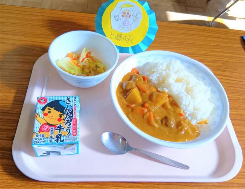 鹿肉団子が入ったジビエカレー