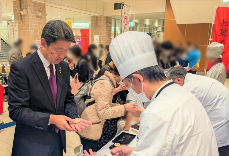 小田原菓子祭りにて 煉りきりを作ってみました