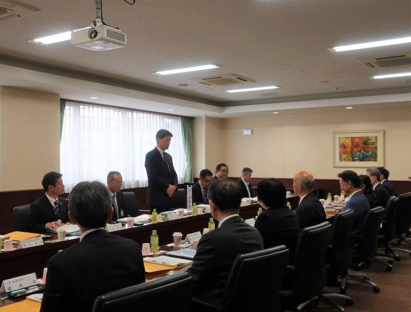 国際医療福祉大学の皆さんと代表者懇談会