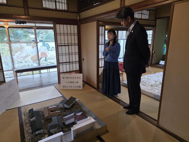 旧松本剛吉別邸にて「西海子の帰路展」見学