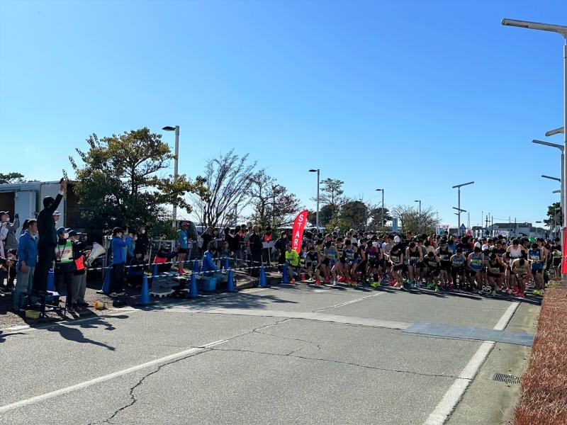 小田原尊徳マラソン大会、10㎞コースのスタート