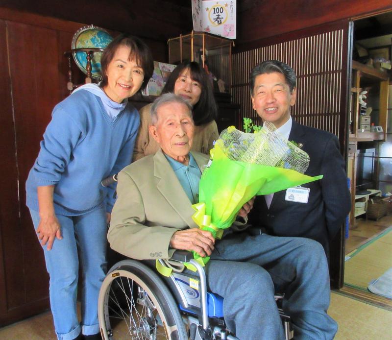 百歳長寿 曽我別所の安池佳男さんを訪問