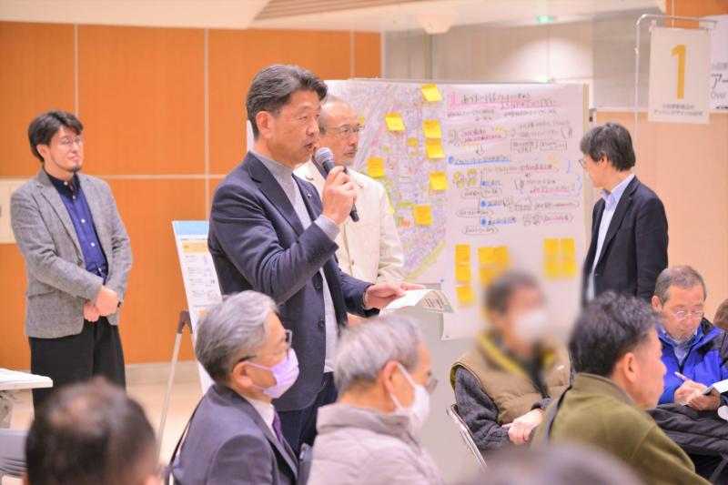 UDCOD活動報告会にて、市長からもコメント