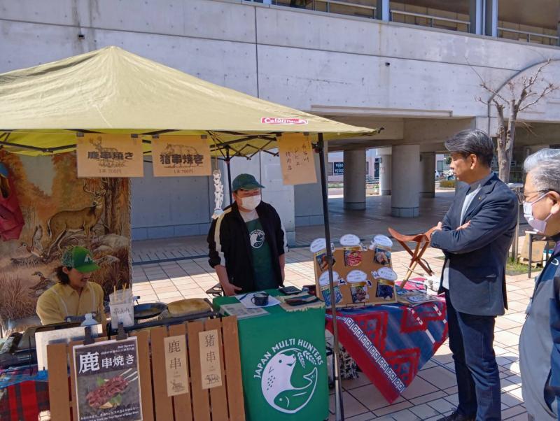 おだわらグリーンマルシェ＆小田原ジビエフェアにて