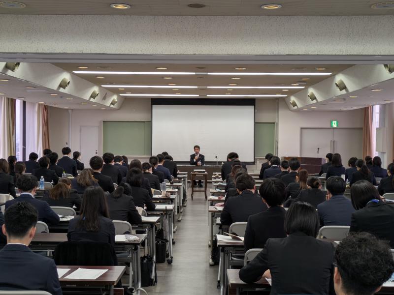 新採用職員へ市長講話